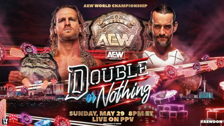 CM Punk vs Hangman Adam Page AEW Double or Nothing 2022