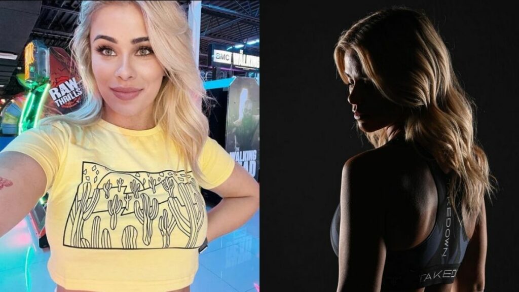 Paige VanZant AEW Backstage Training Photo Drop