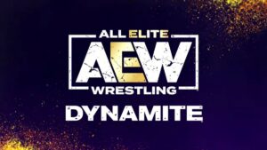 AEW Dynamite Logo Poster