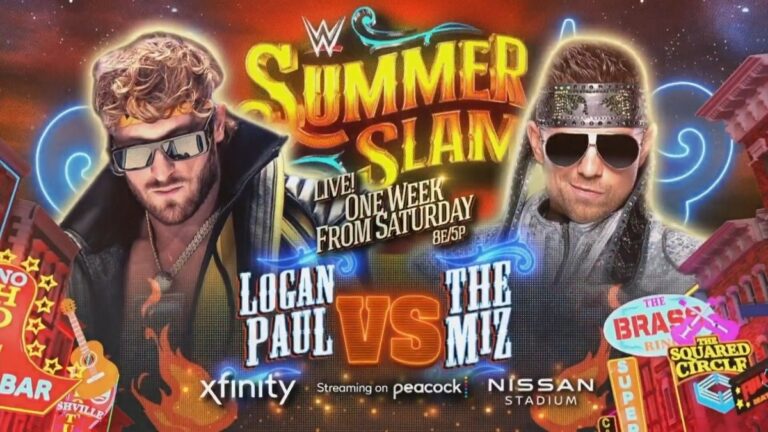 Logan Paul vs The Miz WWE SummerSlam
