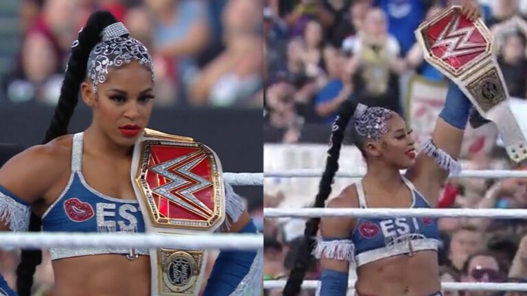 WWE Bianca Belair SummerSlam Drop Fan React WOW