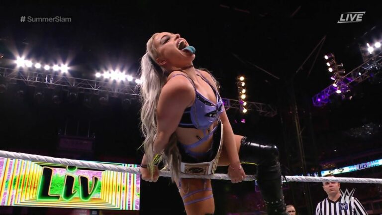 WWE Liv Morgan SummerSlam Drop Fan React WOW