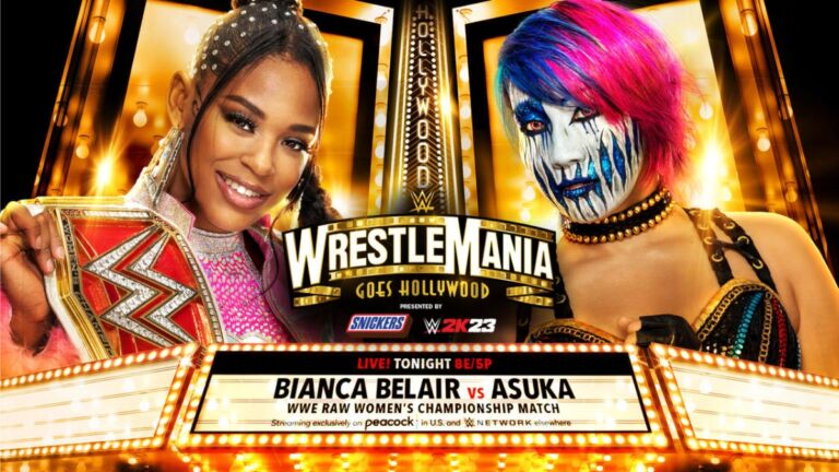 WWE WrestleMania 39 Bianca Belair vs Asuka