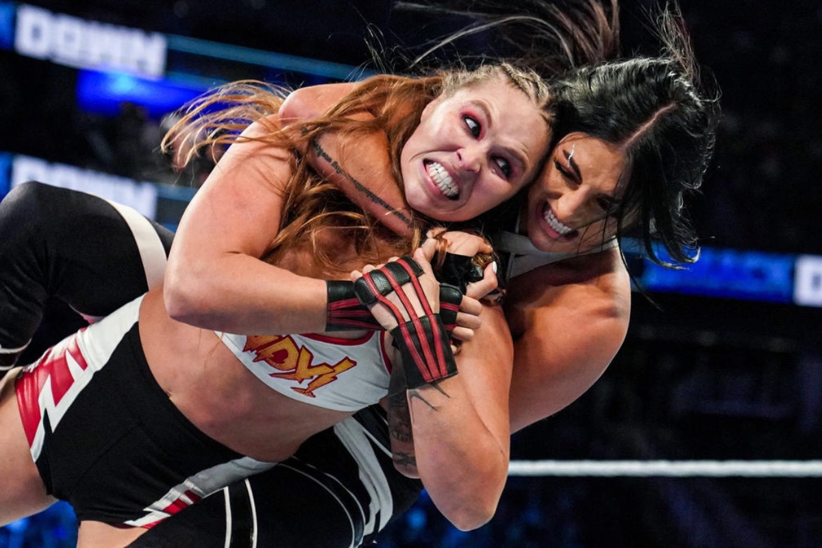 Ronda Rousey Sonya Deville WWE SmackDown Match