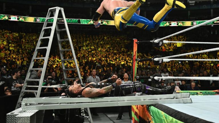 Logan Paul WWE MITB Match Splash