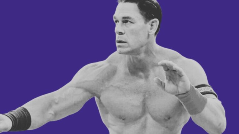 John Cena WWE Crown Jewel 2023 In Ring Pose